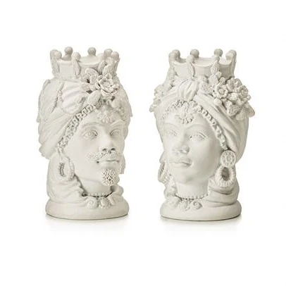 COPPIA TESTE DI MORO 11 CM