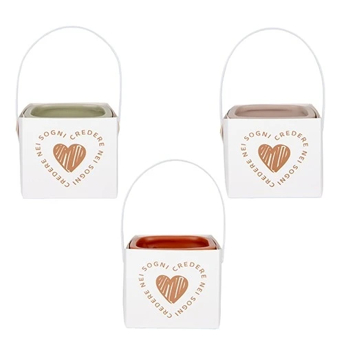 BOMBONIERA CREDERE P/PIANTA CM.10 H.8