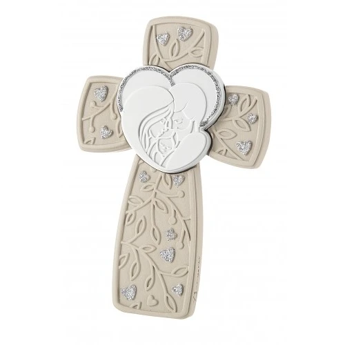 CROCE FAMIGLIA 15X10 NOCCIOLA