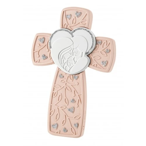 CROCE FAMIGLIA 15X10 ROSA