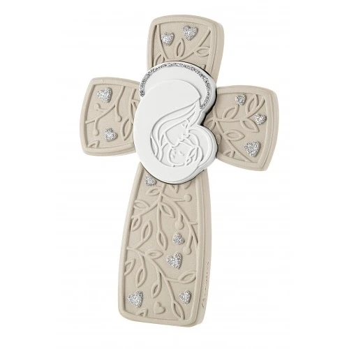 CROCE MADONNA 15X10 NOCCIOLA