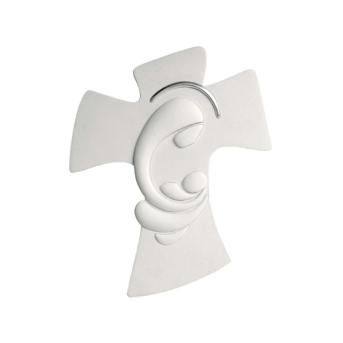 CROCE MADONNA C/BAMBINO BIAN.25*19