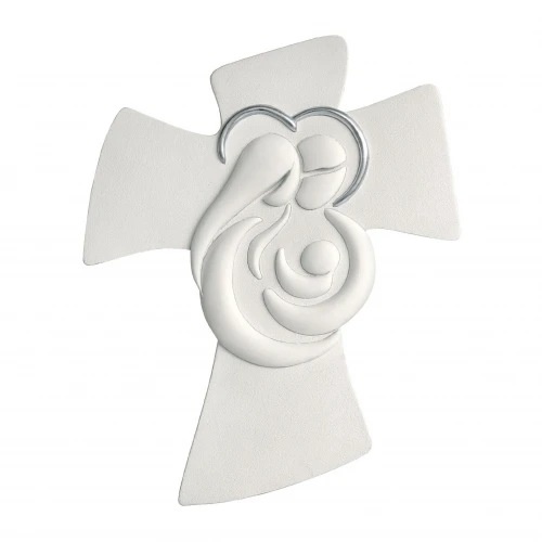 CROCE SACRA FAMIGLIA BIANCA 45x36