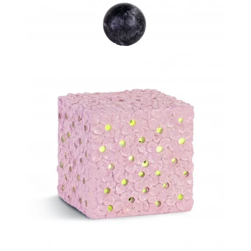 CUBO CIPRIA FIORI CON LED CON Scatola