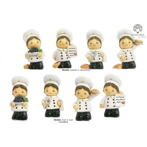 CUOCO 6.7 CM. RESINA CALAM.