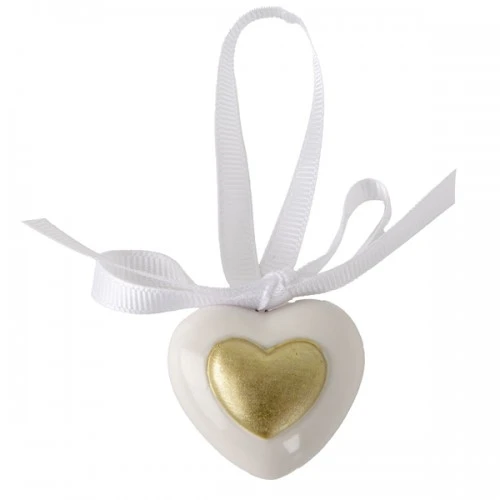 BOMBONIERA - CUORE DECO' GOLD CM.4