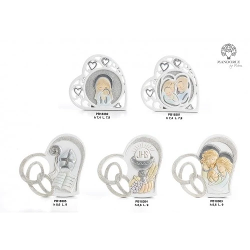 CUORE SACRA FAMIGLIA BOMBONIERA COMUNIONE 