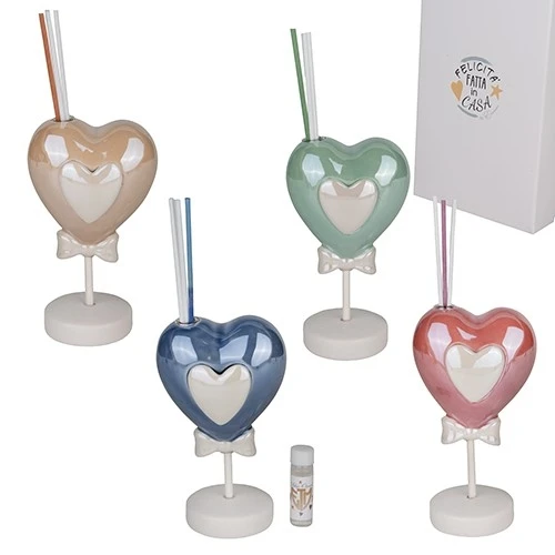 BOMBONIERA CUOREM DIFFUSORE H.14 CON BOX