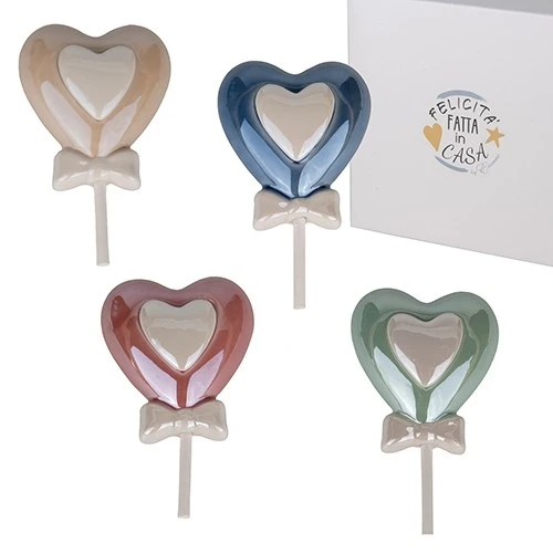 BOMBONIERA CUORE MAGNETE CM.8,5 