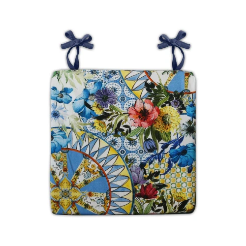 Cuscino per sedia in cotone Baroque&Rock-Milano