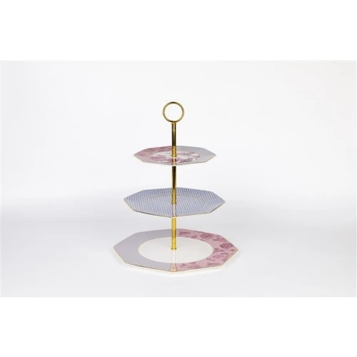 DAMASK ALZATA 3 PIANI IN PORCELLANA