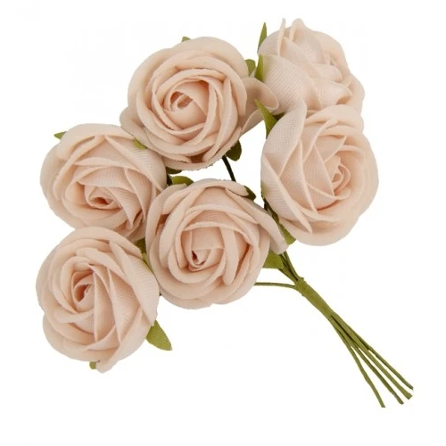 DECORO MAZZOLINO FIORE CM.4 CREMA 