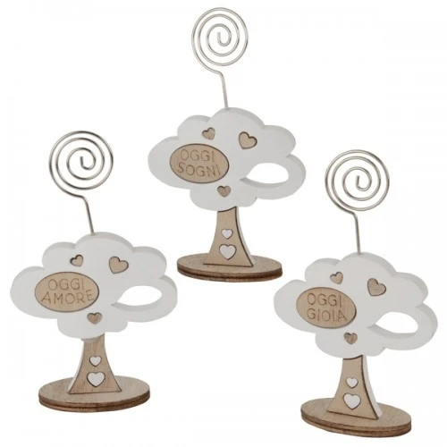 DECORUS ALBERO AMORE-SOGNI-GIOIA CLIP H.14 - SEGNAPOSTO