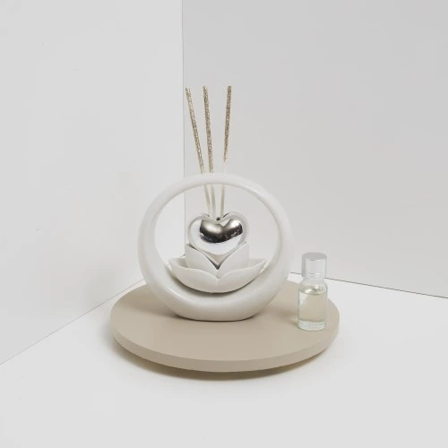 DIFFUSORE CUORE ARGENTO