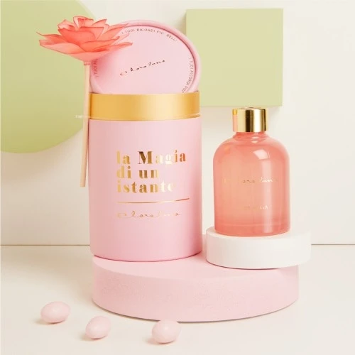 DIFFUSORE ROSA CON FIORE - CLARALUNA 2025