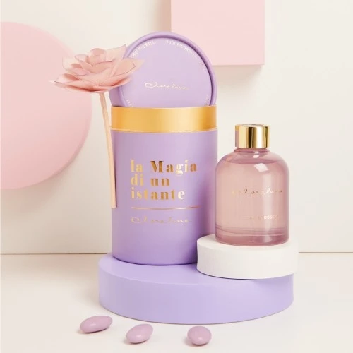 DIFFUSORE VIOLA CON FIORE - CLARALUNA 2025