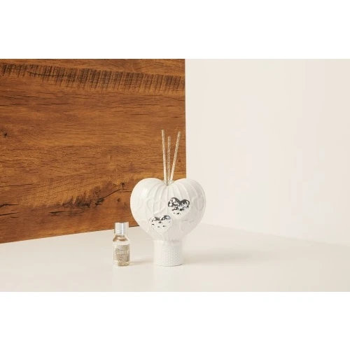 DIFFUSORE MONGOLFIERA CUORI ARGENTO