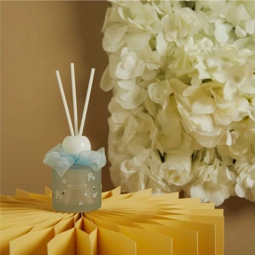 Bomboniera Profumatore Claraluna in Cristallo - Design e Fragranza 50ml cm.5x7,5 - Azzurro