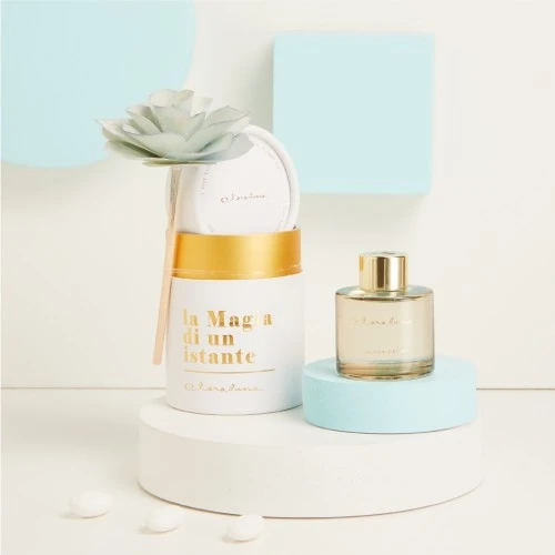 DIFFUSORE GRIGIO CON FIORE - CLARALUNA 2025