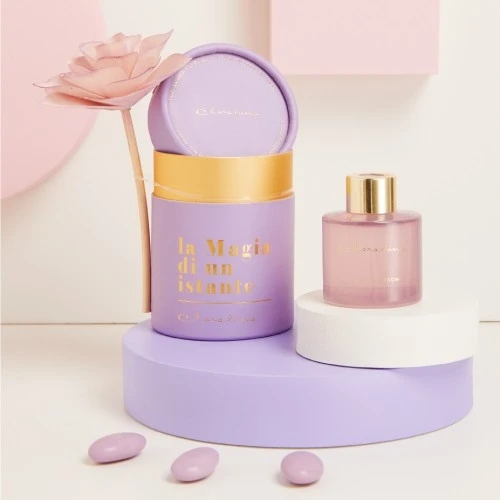 DIFFUSORE VIOLA CON FIORE - CLARALUNA 2025