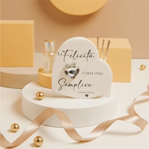 DIFFUSORE CUORE CON CUORE SILVER - CLARALUNA 2025