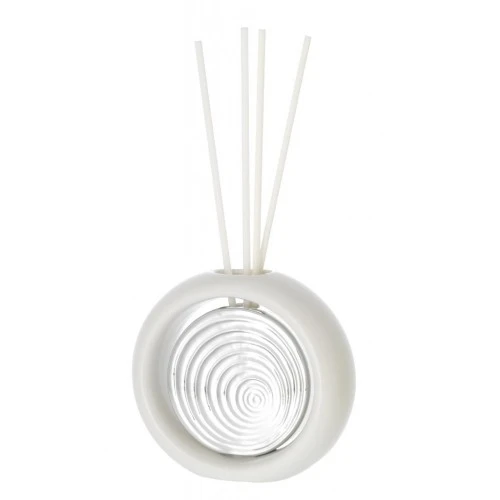 DIFFUSORE DISCO STILIZZATO Diam. 10 BIANCO E ARGENTO