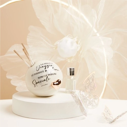 DIFFUSORE MONDO CUORE ORO ROSA - CLARALUNA 2025