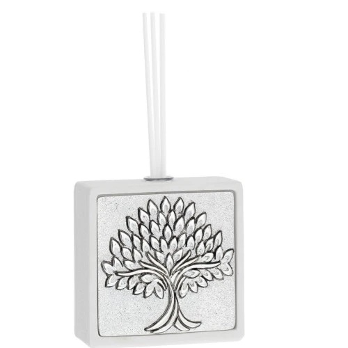 BOMBONIERA DIFFUSORE QUADRATO 9,5X9,5 - ALBERO