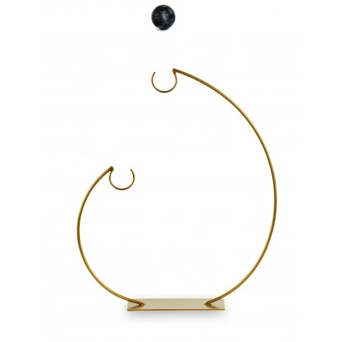 DISPLAY METALLO ORO 2 GANCI