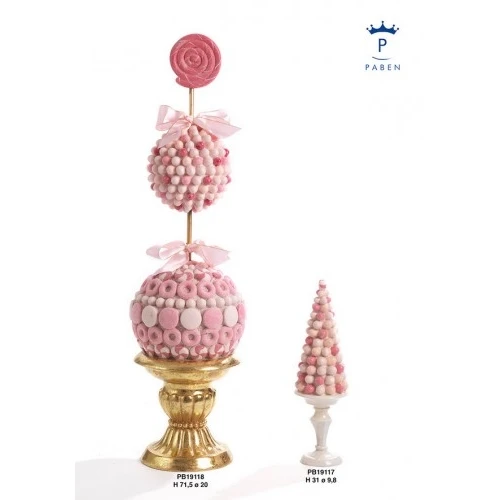 DOLCE DI CARAMELLE E MACARON/BASE 71.5 CM. RESINA