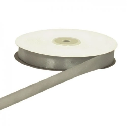 NASTRO DOPPIO IN RASO ARGENTO 3MM 50MT 