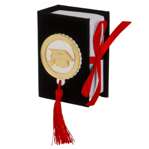 CONFETTI DOTTOR LIBRO LAUREA CM.5,5X8 NERO 