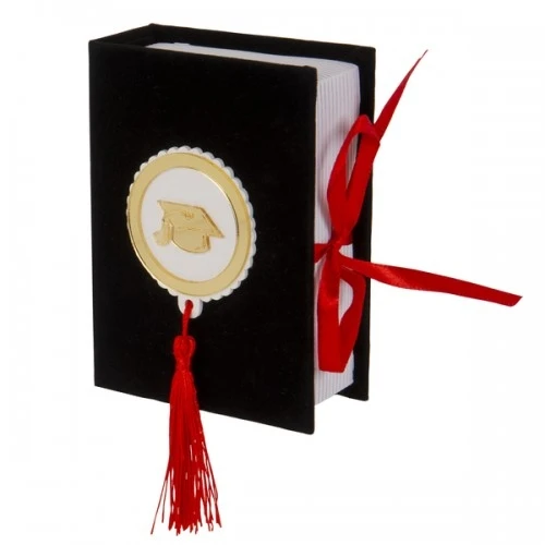 CONFETTI DOTTOR LIBRO LAUREA CM.8,5X12 NERO