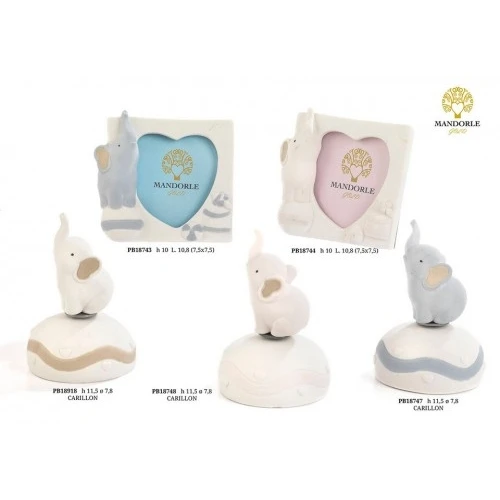 ELEFANTE ROSA 11.5 CM. PORCELLANA CARILLON