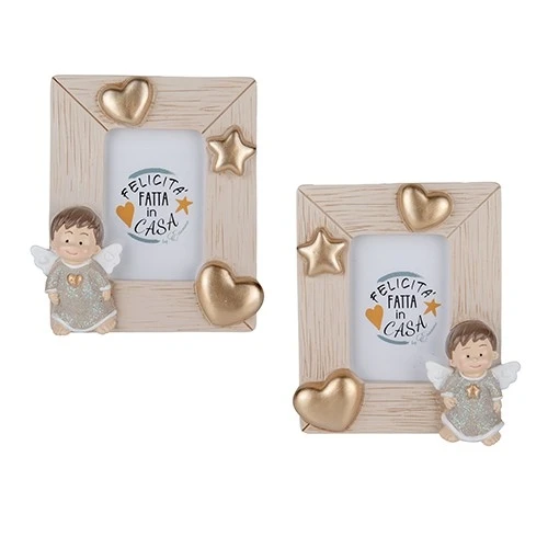 BOMBONIERA PER COMUNIONE - ENERGY ANGELO PORTAFOTO CM.10 H.12