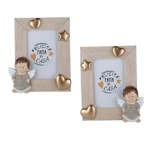 BOMBONIERA PER COMUNIONE - ENERGY ANGELO PORTAFOTO CM.16 H.19