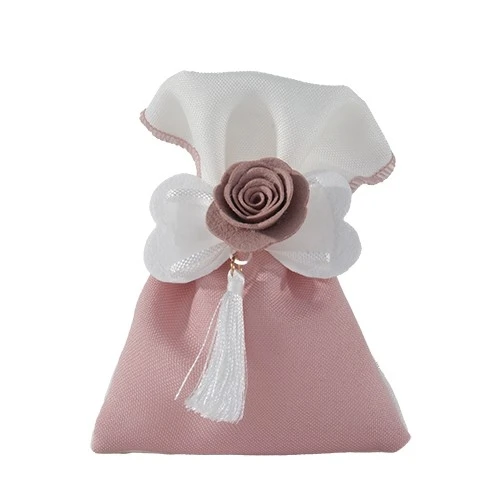 PORTA CONFETTI EPOQUE BAG CM 10X13 ROSA ANTICO