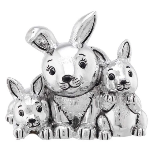 FAMIGLIA DI CONIGLI CON CUORI