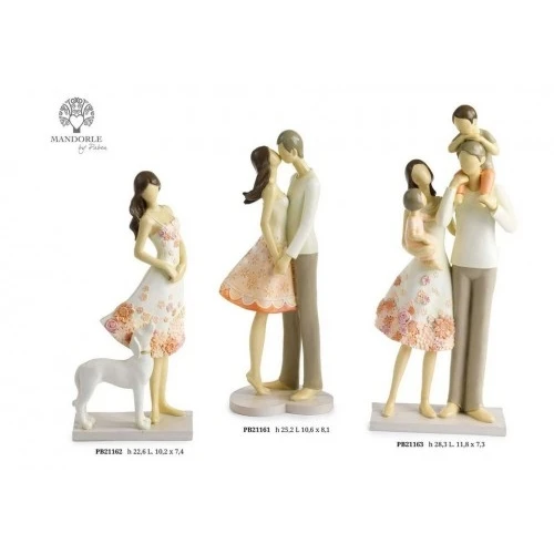 FAMIGLIA 28.3 CM. RESINA