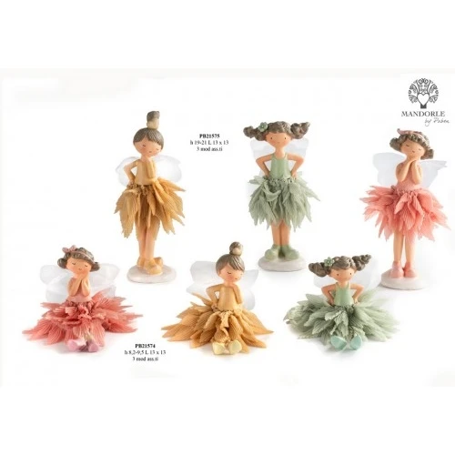 FATINA SPIRITOSA 21 CM. RESINA STOFFA