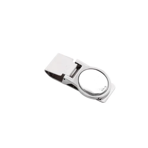 FERMASOLDI CON APPLICAZIONE ARGENTO - LISCIA