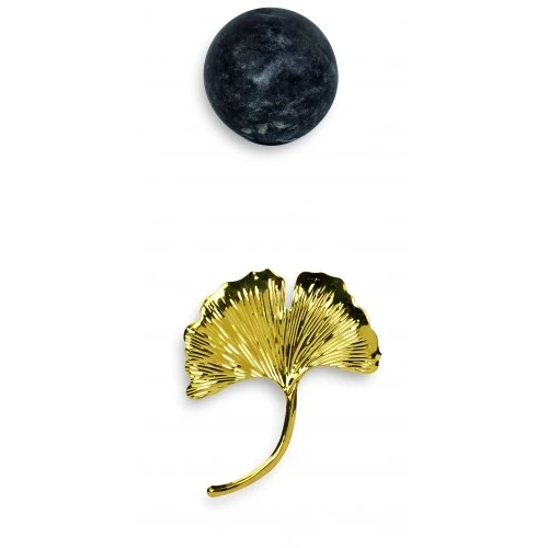 FOGLIA GINGKO ORO DA APPENDERE