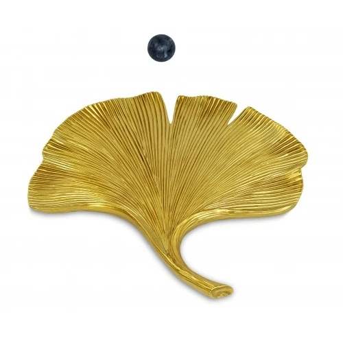 FOGLIA GINGKO ORO DA APPENDERE