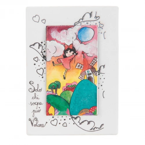 FORMINA CON PASSEPARTOUT BIMBA PALL. 13x19