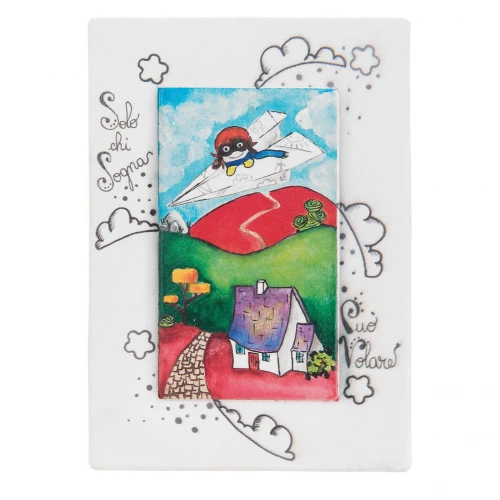 FORMINA CON PASSEPARTOUT BIMBO AEREO 13x19