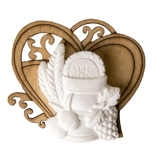 GESSO COMUNIONE CUORE CM 5,5 