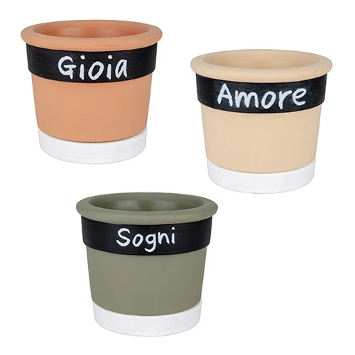 BOMBONIERA GESSO P/PIANTA DM.10 H.9 