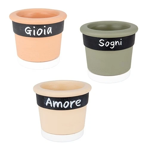 BOMBONIERA GESSO P/PIANTA DM.8 H.7 