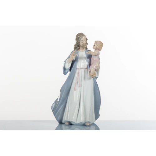 GESU MAESTRO CON BIMBA H 15 CM