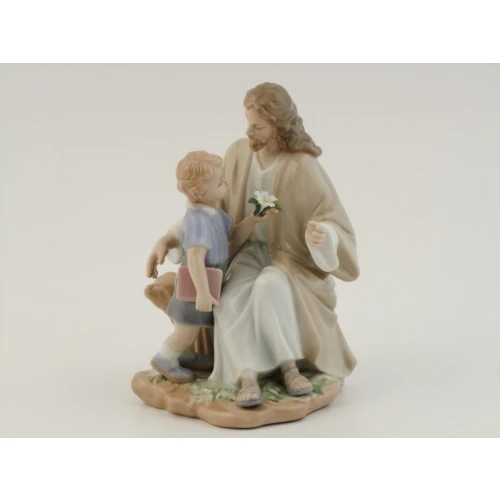 GESU MAESTRO SEDUTO CON BIMBO H15